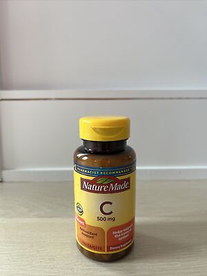 #ad Nature Made Vitamin C 500mg with Rose Hips 130 Tablets EXP. 5 2024*FREE SHIP* $9.99