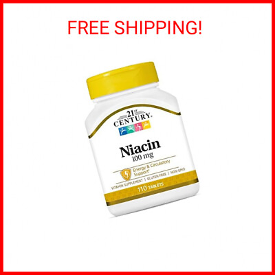 #ad 21st Century Niacin Tablets 100 mg 110 Count $4.61