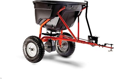 #ad Pull Behind Tow Spreader Mower Tractor Seed Fertilizer Hitch 130 lb Agri Fab $242.99