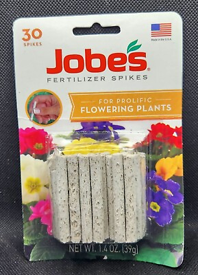 Jobes Fertilizer Spikes for prolific Flowering Plants 30 Spikes $6.00