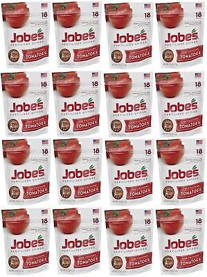 #ad Jobe#x27;s 06005 18 Count 6 18 6 Tomato Fertilizer Food Spikes 16 Packs $79.99