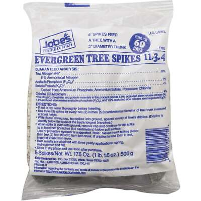 #ad Jobe#x27;s 11 3 4 Evergreen Tree Spikes 5 Pack 02011 Jobe#x27;s 02011 073035020114 $5.72