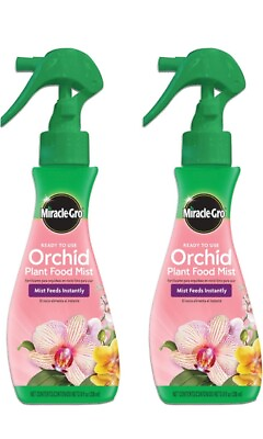 #ad Miracle Gro Orchid Plant Food Mist Orchid Fertilizer 8 oz. 2 Pack $19.99