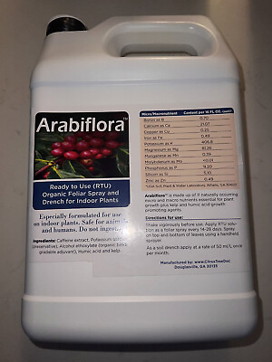 ARABIFLORA Organic Foliar Spray and for Green House and Cultivation $38.95