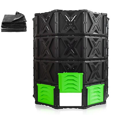 #ad #ad XXL Large Compost Bin Outdoor 720L 190 Gallon Easy Assembly No Screws BPA F... $163.35