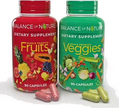 #ad #ad Balance of Nature Fruits and Veggies Whole Food Supplement 180 Capsule veggies $28.89