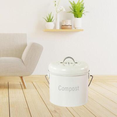 #ad #ad 3L Garden Compost Bin Countertop Indoor with Lid Compost Pail Easy Clean $33.49