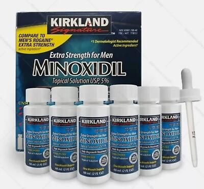 1 to 144 Months Supply Kirkland Minoxidil 5% Extra Strength Men Hair Regrowth $104.99