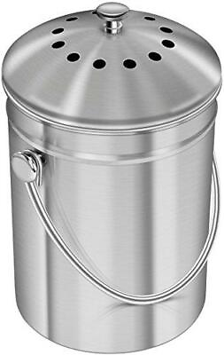 Utopia Kitchen Compost Bin for Kitchen Countertop 1.3 Gallon Compost Bucket $30.49
