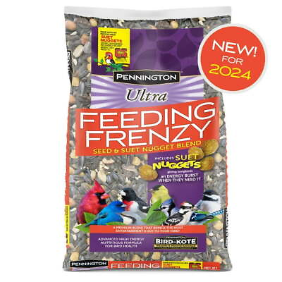 #ad Pennington Ultra Feeding Frenzy Blend Dry Wild Bird Feed and Seed 10 lb. Bag $17.97