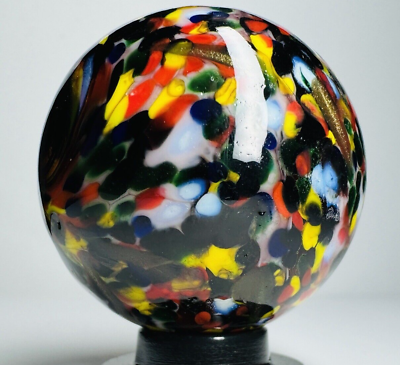 #ad 1.63quot; Handmade Contemporary EOD Guinea Style Marble Lutz Glass Vintage Marbles $21.95