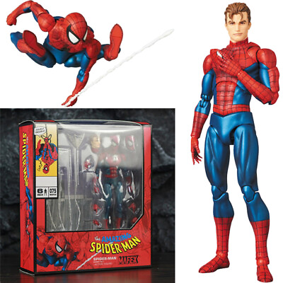 New Mafex No.075 Marvel The Amazing Spider Man Comic Ver. Action Figure Box Set $28.99
