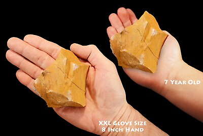 #ad #ad YELLOW JASPER 4 1 2quot; 1 1 2 Lb Rock Minerals Specimen Raw Solar Plexus Chakra $16.99