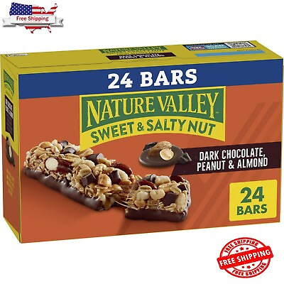 #ad Nature Valley Chewy Granola Bars Dark Chocolate Peanut Almond 24 ct $13.50