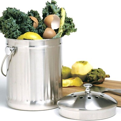#ad #ad Stainless Steel Compost Keeper $31.88