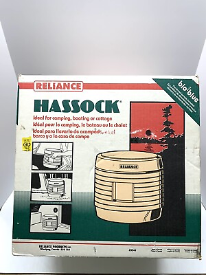 #ad #ad Reliance Hassock Portable Camping Outdoor Toilet Model No. 9844 NEW IN BOX * 15L $25.95