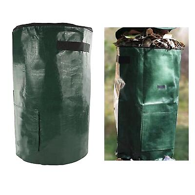 #ad Garden Compost Bag Heavy Duty Reusable Yard Garden Composter Collection Bags $11.01