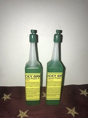 2 Bottles LUCKY GREEN plant food fertilizer Lucky Bamboo $7.99