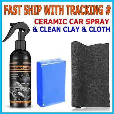High Protection Quick Car Coat Ceramic Coating Spray Hydrophobic 120ML US $8.99