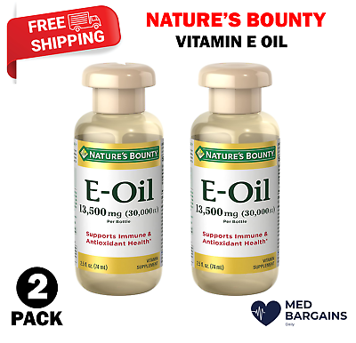 #ad Nature#x27;s Bounty Vitamin E Oil Supports Immune amp; Antioxidant 30000IU 2 Pack $14.95