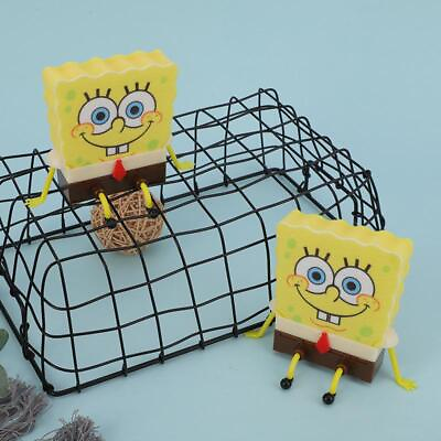 #ad #ad Cartoon Sponge Holder SpongeBob Kitchen Organizer Storage Drain Rack Holder US $7.99