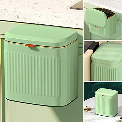 #ad Kitchen Small Trash Can with Lid GloDeals Compost Bin Countertop Wall Mounted... $36.99