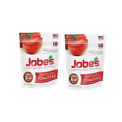 #ad Jobe’s Tomato Fertilizer Spikes 6 18 6 Time Release Fertilizer 18 Spikes per $27.26