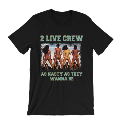 2 Live Crew t shirt As Nasty As They Wanna Be Uncle Luke Miami Bass $20.00