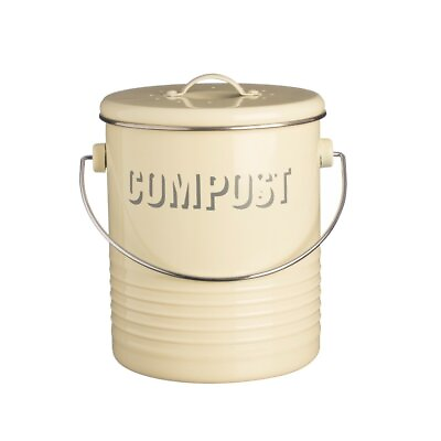 #ad #ad Typhoon Vintage Kitchen Collection Compost Caddy Cream $17.99