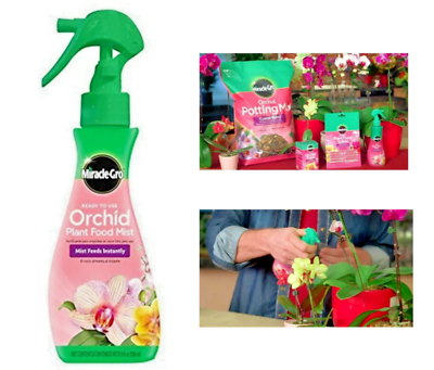 #ad Miracle Gro Orchid Plant Food Mist Orchid Fertilizer 8oz $13.65