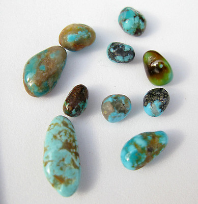#ad Kingman Specimen AZ Turquoise Natural Nugget LOT Rock Lapidary Crystal Healing $7.15