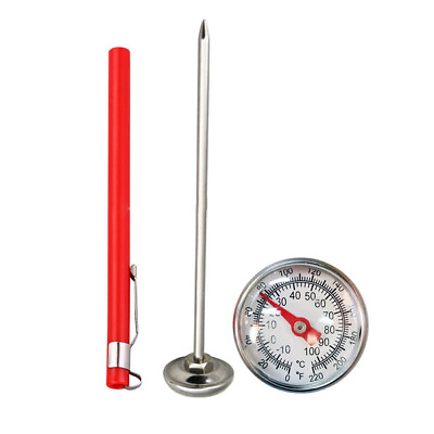 #ad #ad 127mm Lightweight Compost Soil Dial Display Stainless Steel Thermometer New $7.20