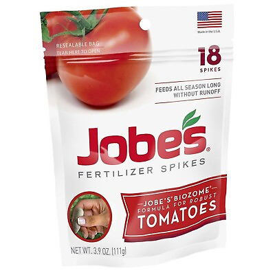 #ad Jobe#x27;s 06005 Tomato Fertilizer Spikes 18 Spikes $20.95