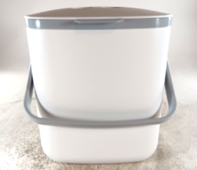 #ad Blue Ginkgo Kitchen Compost Bin Easy Clean Food Waste White $20.34