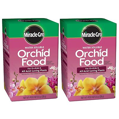#ad Miracle Gro Water Soluble Orchid Food 8 oz 2 Pack $18.36
