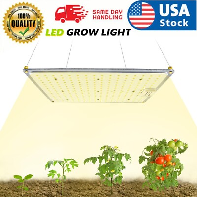 #ad 1000W LED Grow Light Full Spectrum for All Indoor Plants Veg Bloom Dimmable $24.78