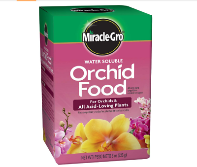 Miracle Gro Water Soluble Orchid Food Plant Fertilizer 8 Oz. Free Shipping $9.49