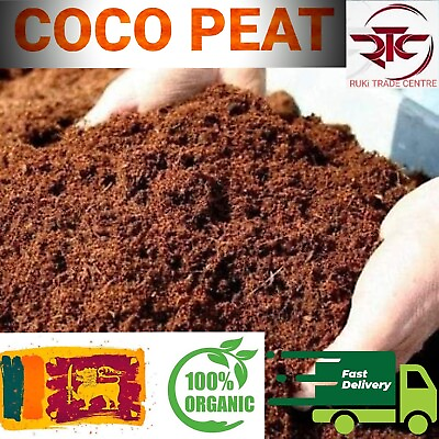 ORGANIC COCO PEAT NATURAL COMPOST HYDROPONIC MOISTURE PROTECTED GROWING MEDIA $55.49