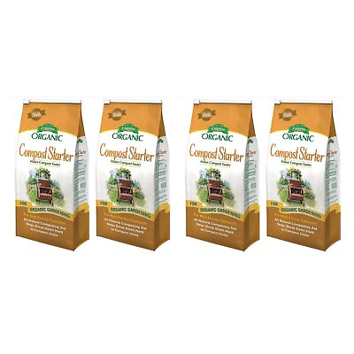 Espoma #CS4 Compost Starter All Natural Organic Composting Aid 4# 4 Pack $44.54