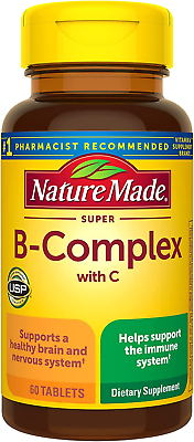 Nature Made Super B Complex with Vitamin C and Folic Acid Dietary Supplement fo $7.44