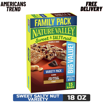 #ad #ad Nature Valley Granola Bars Sweet and Salty Nut Variety Pack 15 ct $13.86