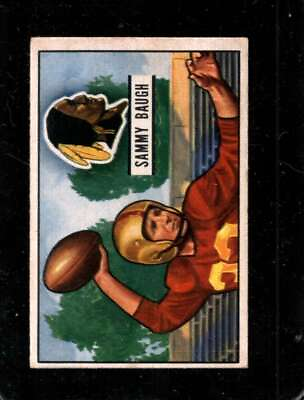 #ad 1951 BOWMAN #34 SAMMY BAUGH VGEX REDSKINS HOF *X38658 $225.00