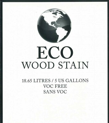 #ad #ad Eco Wood Stain 5 Gallon Red VOC Free Eco Friendly Eco Safe Wood Treatment C $85.99