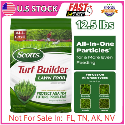 #ad #ad Scotts Turf Builder Lawn Fertilizer 5000 sq. ft. 12.5 lbs. NEW $20.41