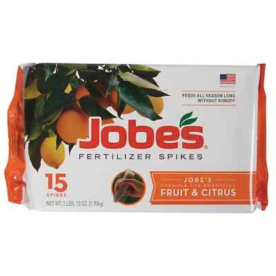 #ad Jobes Fertilizer Spikes for Fruit Tree Citrus Trees 4 LB Organics Water Soluble $13.10