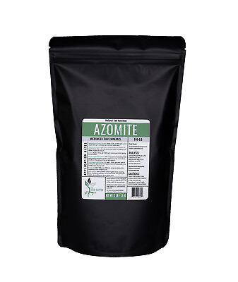 2 Pound AZOMITE Volcanic Ash Rock Dust Powder 67 All Natural Trace Minerals $13.50