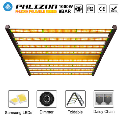 #ad Phlizon FD8000 1000W LED Grow Light Full Spectrum for All stages Indoor Plants $459.29