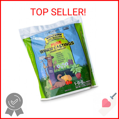 #ad #ad Wiggle Worm 100% Pure Organic Worm Castings Fertilizer 4.5 Pounds Improves So $26.98
