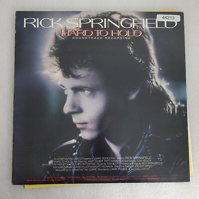 #ad Rick Springfield Hard To Hold Soundtrack LP Vinyl Record Album $11.82