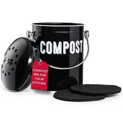 #ad Compost Bin Kitchen Kitchen Compost Bin Countertop Indoor Compost Bin Coun... $41.43
